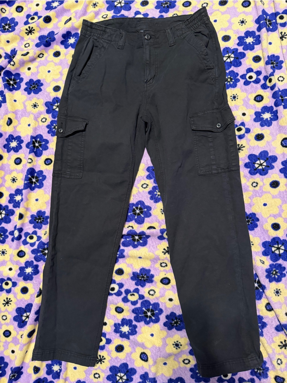American Eagle Outfitters Black womens Cargo Pants